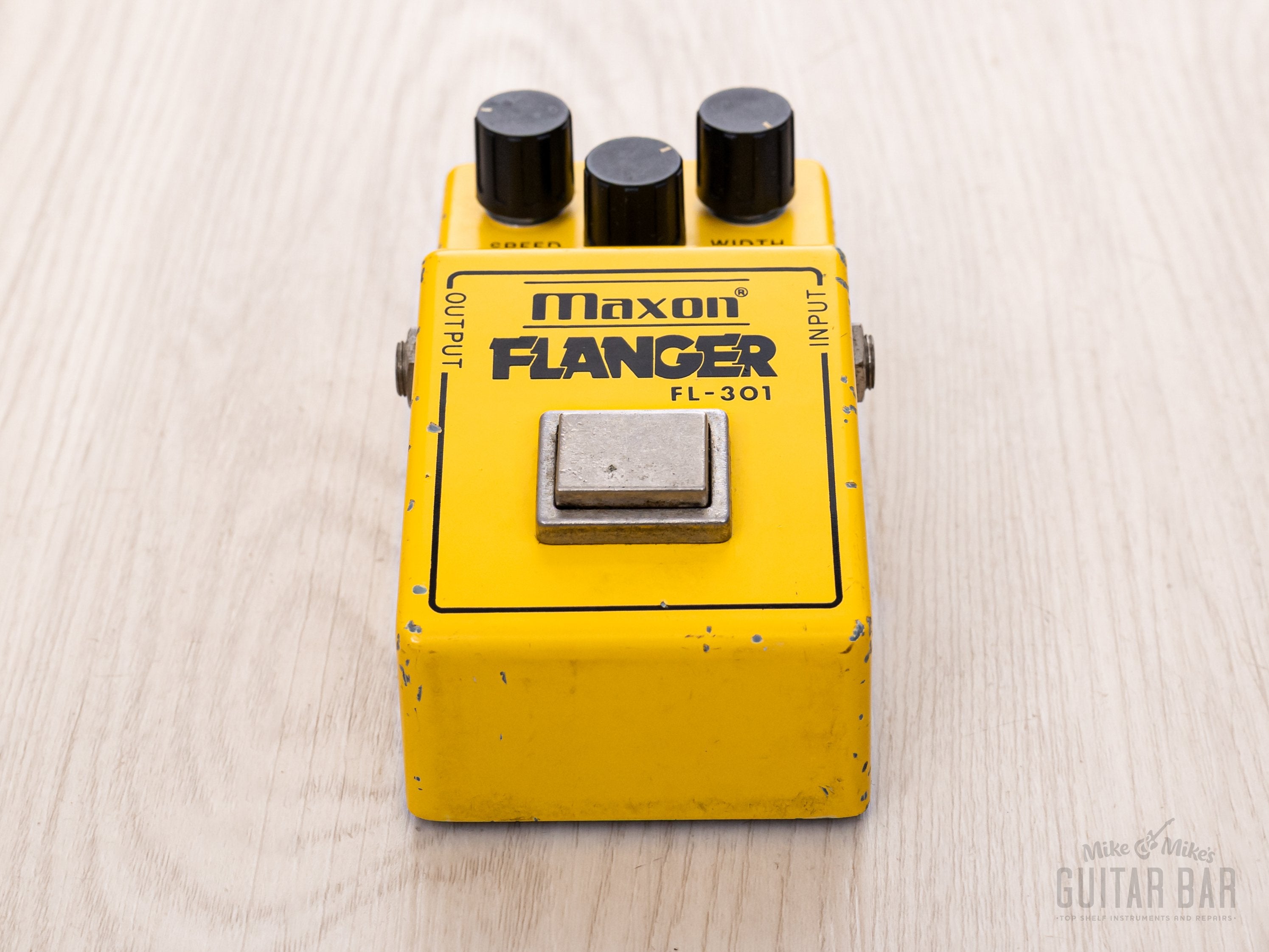 1980s Maxon FL-301 Flanger Vintage Analog Guitar Effects Pedal, Ibanez Japan w/ Box