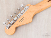 2024 Fender Hybrid II Stratocaster Flame Celeste Blue, headstock back