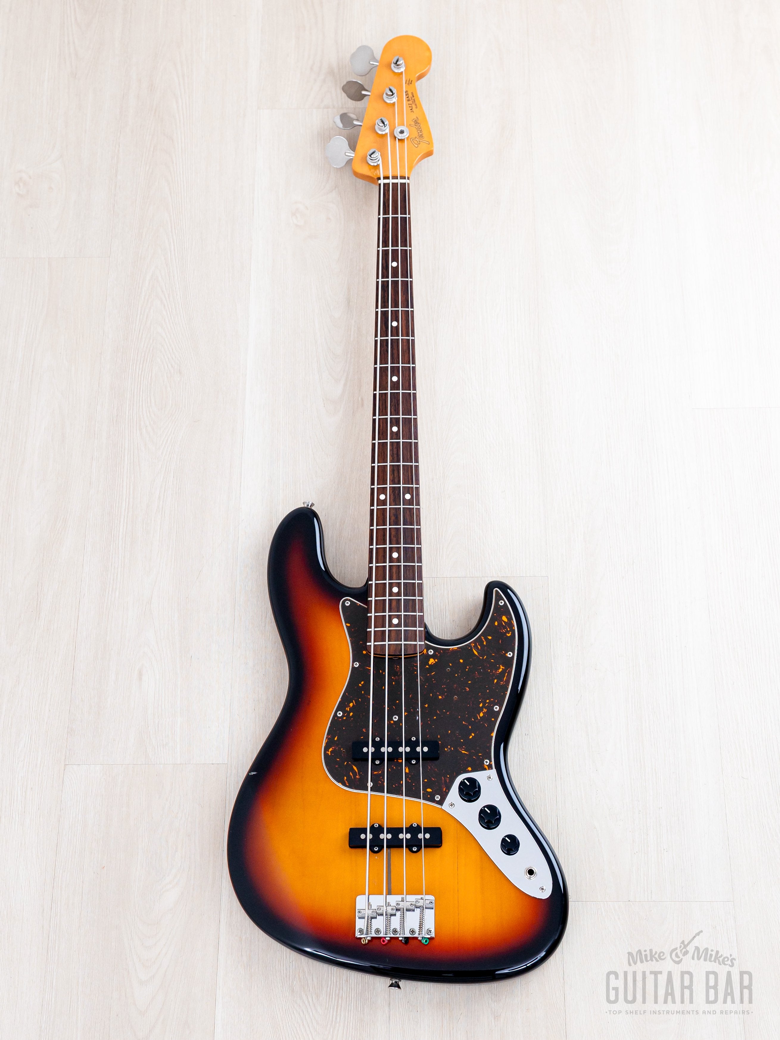 2011 Fender Jazz Bass '62 Vintage Reissue JB62 Sunburst, Japan MIJ