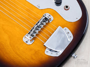 Grossman Teisco-style bridge and tailpiece close-up