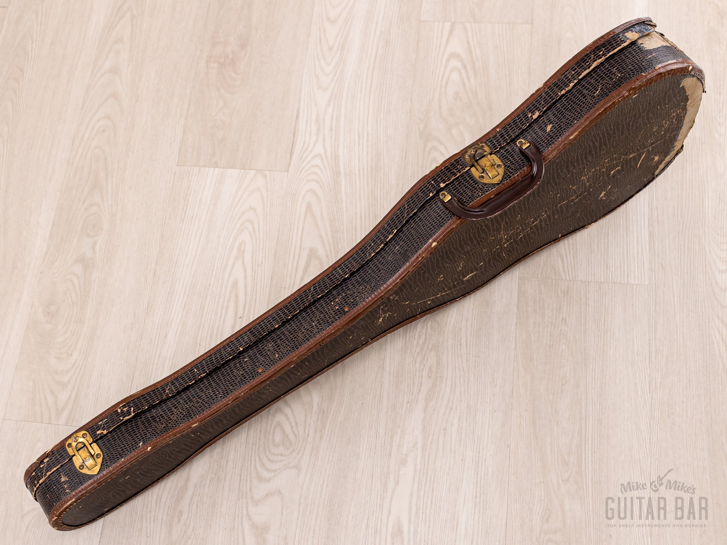 1957 Kay K142 Vintage Neck Through Electric Guitar Copper, 100% Origin