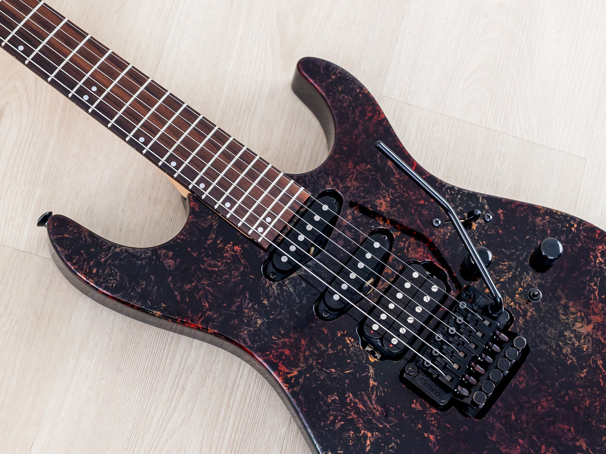 ベラドンナ　CS プロモ 1994 Hamer USA Centaura GCTS-JR-2 Iridescent Swirl HSS Superstrat, Nea
