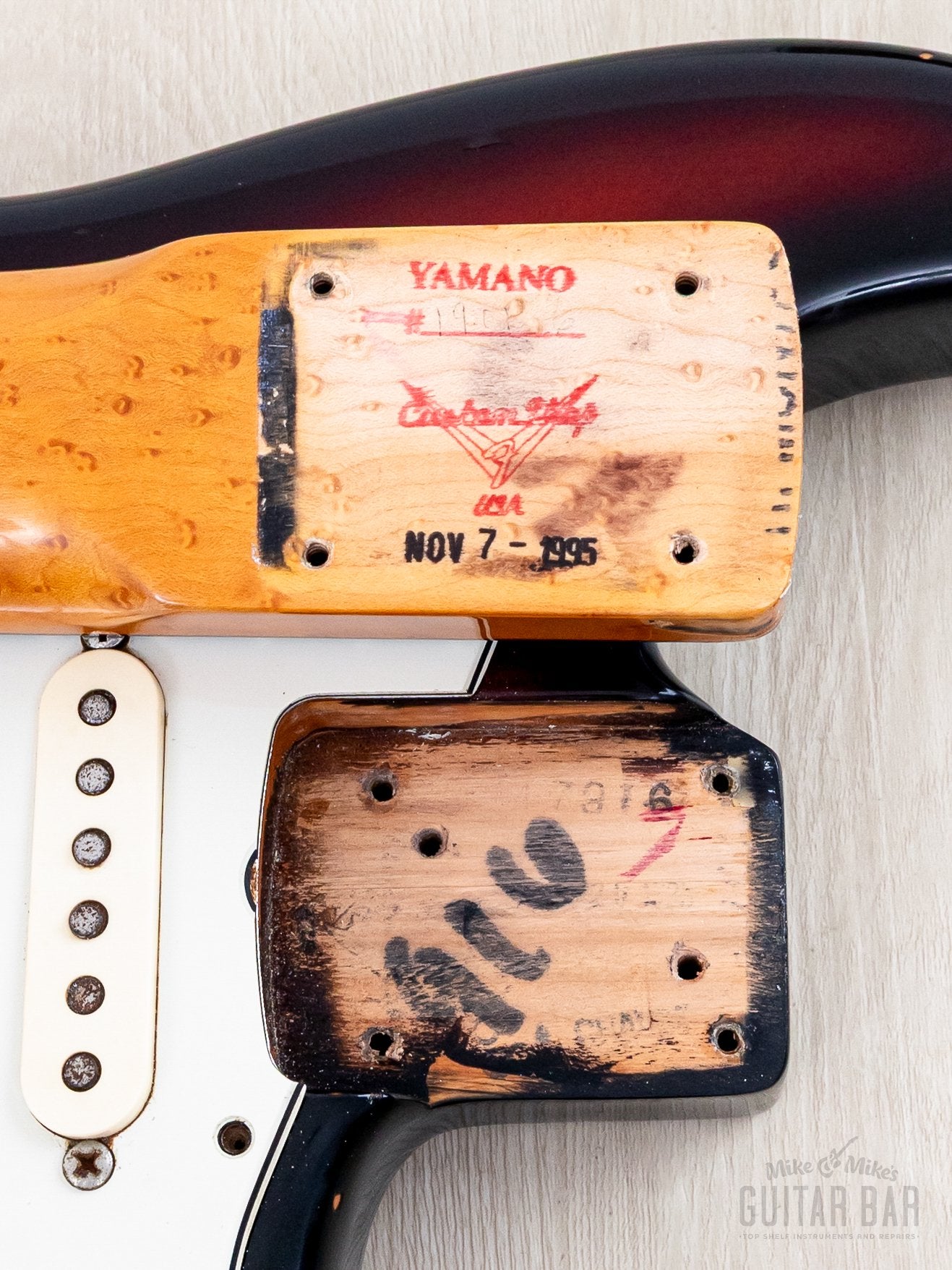 1995 Fender Custom Shop 1962 Stratocaster Yamano Special Sunburst w/ B