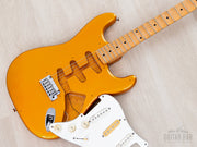 1991 Fender Order Made Yngwie Malmsteen Strat Gold, body with pickguard lifted