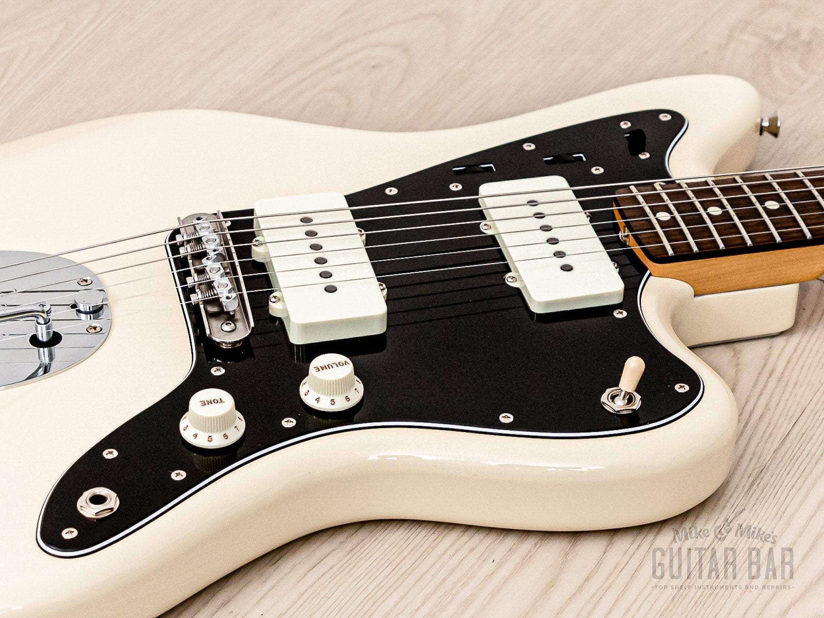 2020 Fender Hybrid 60s Jazzmaster Olympic White Near-Mint w/ Mastery Bridge & Case, Japan MIJ