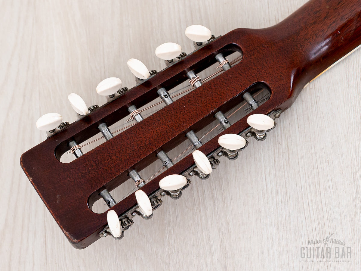 1968 Martin D12-35 12-string - headstock back tuners