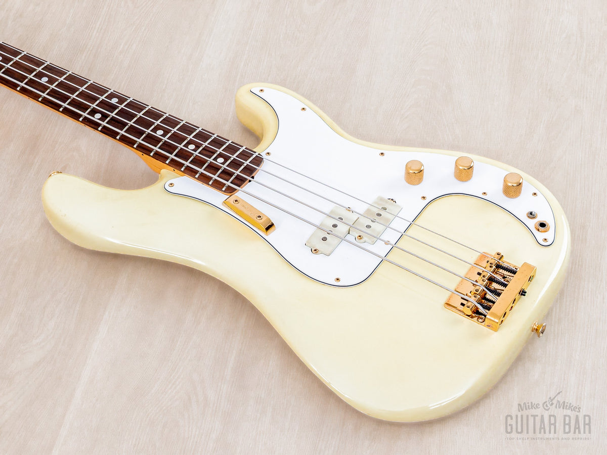 Angled view of Olympic White body and neck