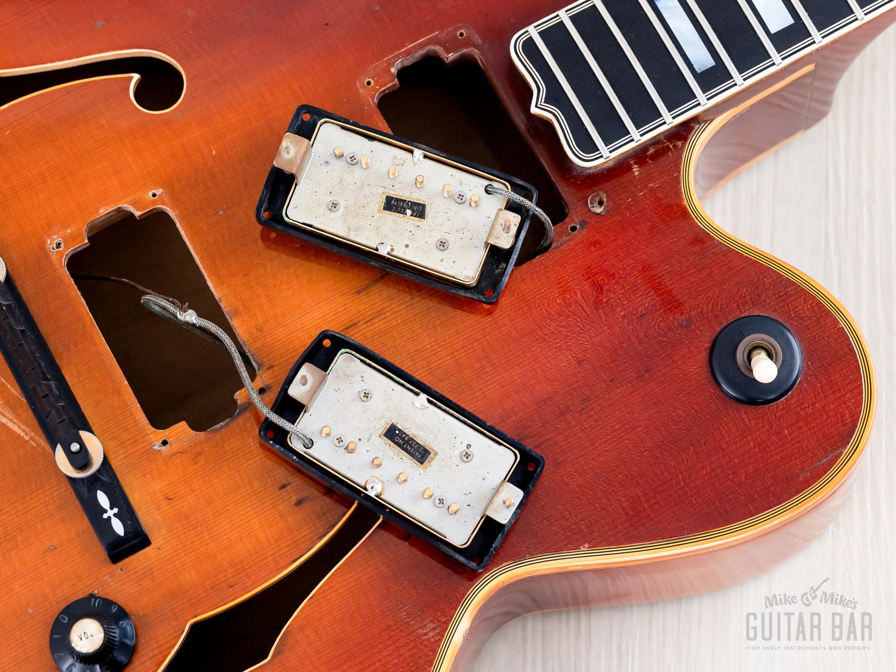 1970 Gibson L-5 CES Vintage Electric Archtop Sunburst w/ T Tops, Case