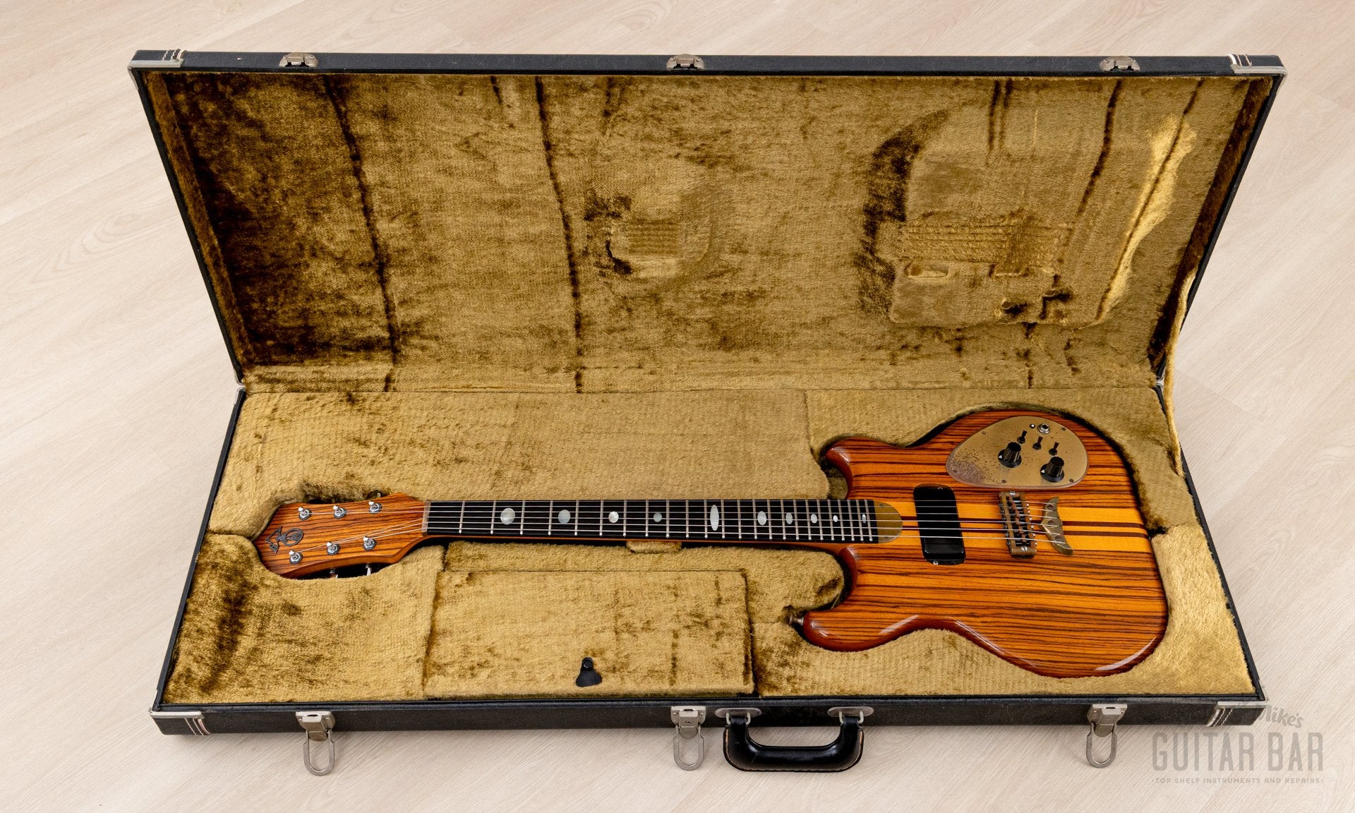 1981 Alembic Distillate Vintage Electric Guitar Zebrawood, 100% Origin