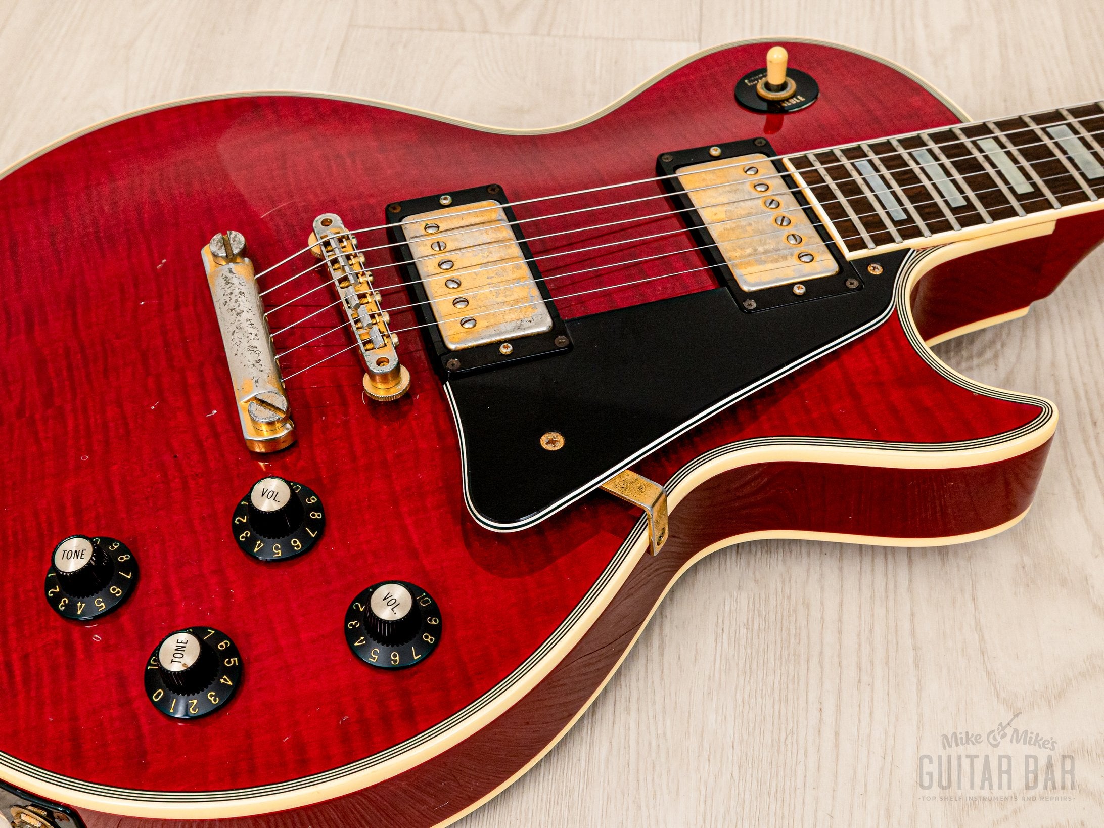 1987 Greco Mint Collection EGC68-70 Custom Flame Top Vintage Guitar 100% Original w/ Case, Japan Fujigen