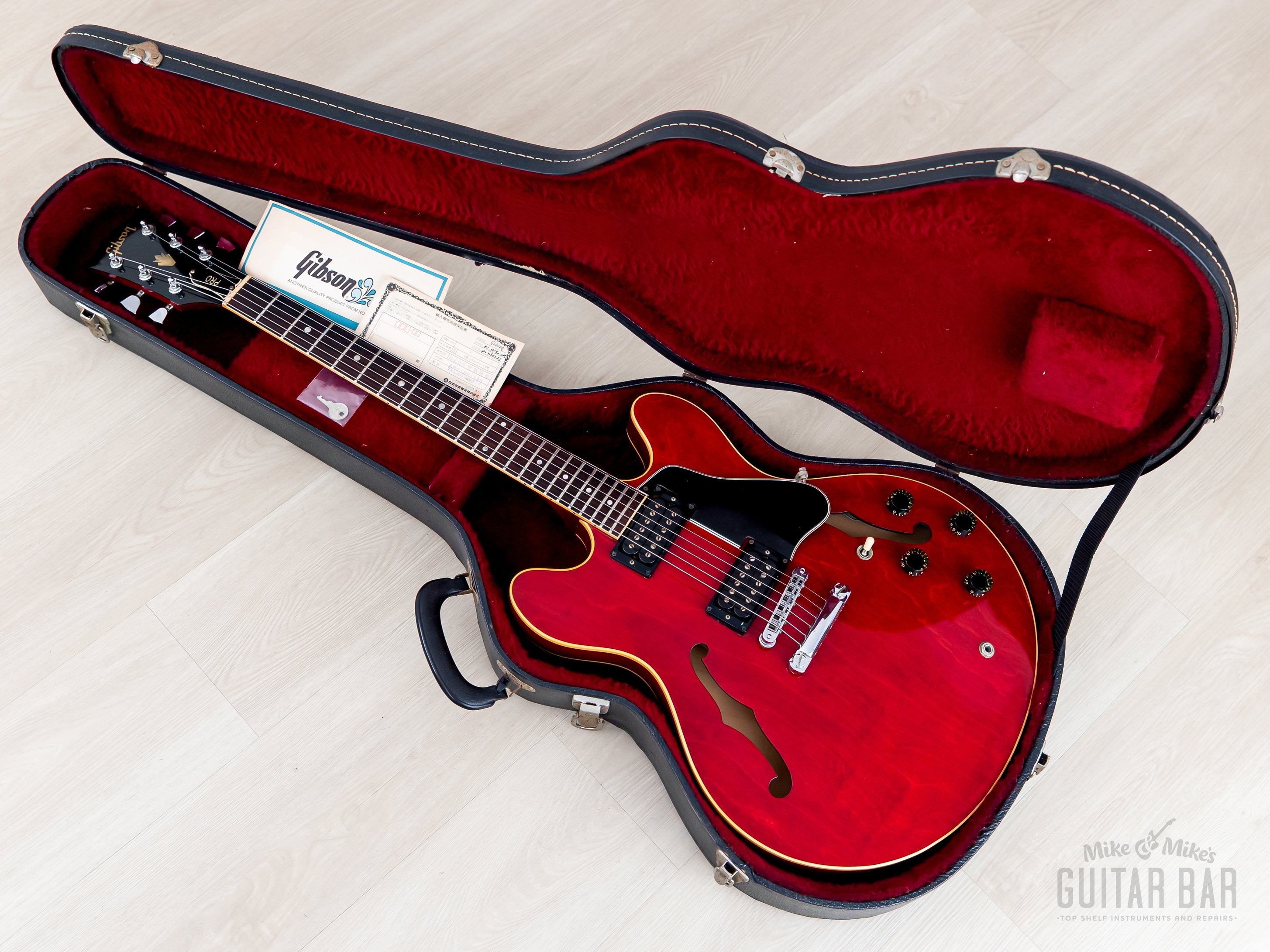 1980 Gibson ES-335 Pro Vintage Guitar Cherry, 100% Original w/ Dirty F