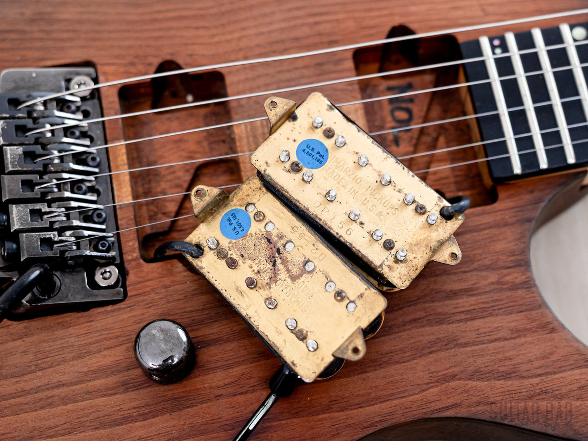 DiMarzio humbuckers lifted from the body
