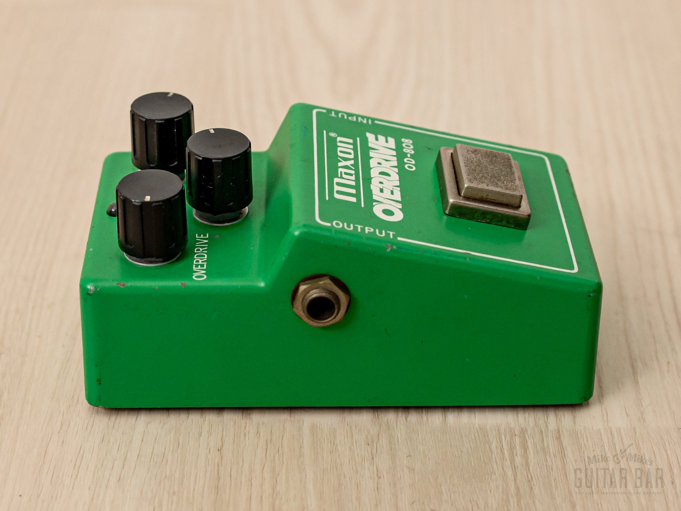 1979 Maxon OD-808 Overdrive Vintage Guitar Effects Pedal w/ JRC4558D, Ibanez TS-808 Tube Screamer