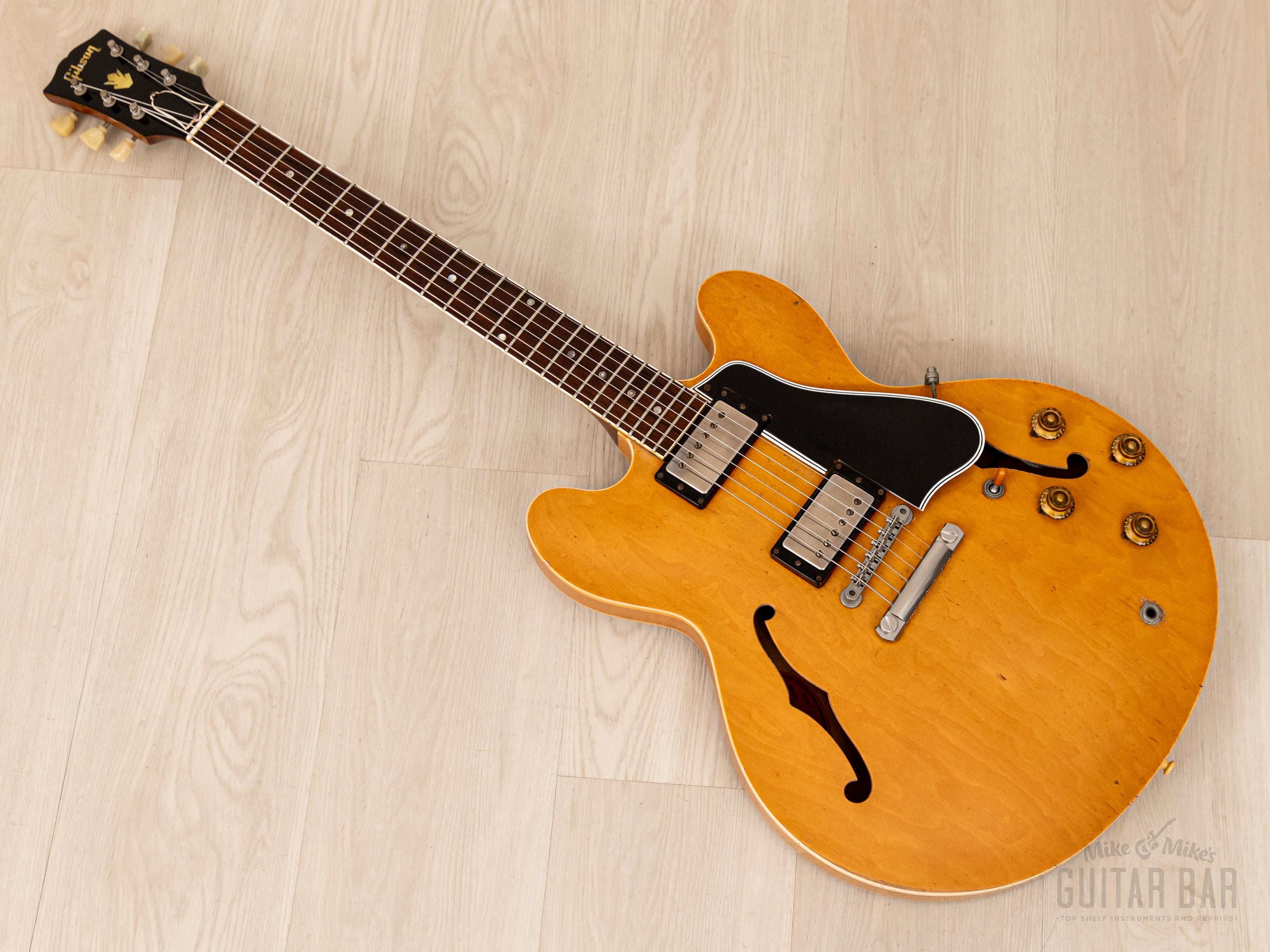 1958 Gibson ES-335 TDN Vintage Semi-Hollow Blonde Thin Top w/ PAFs, Case