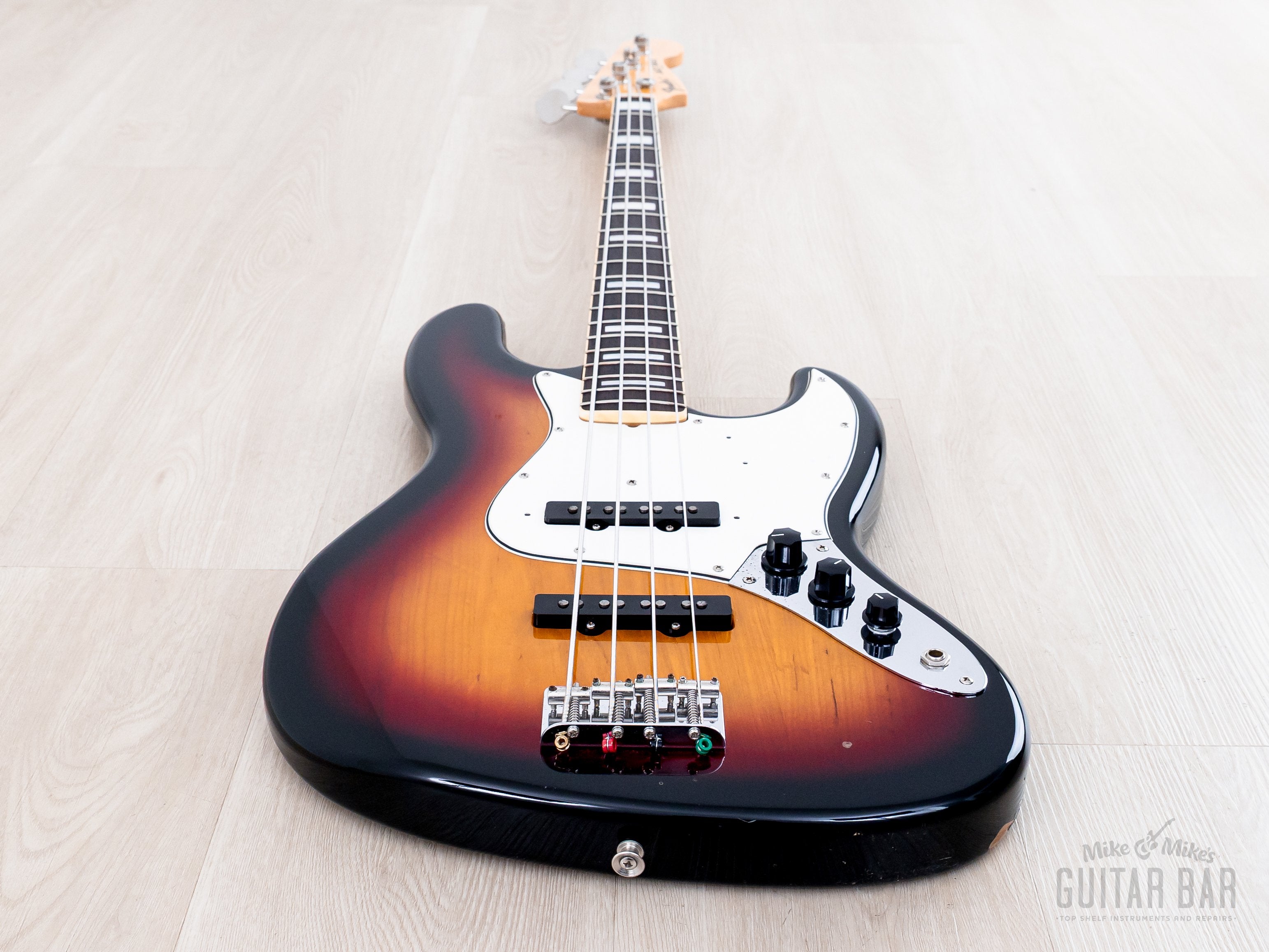 2000 Fender Jazz Bass '75 Vintage Reissue JB75-90US Sunburst Ash, Japa