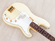 Reverse angled view of Olympic White body