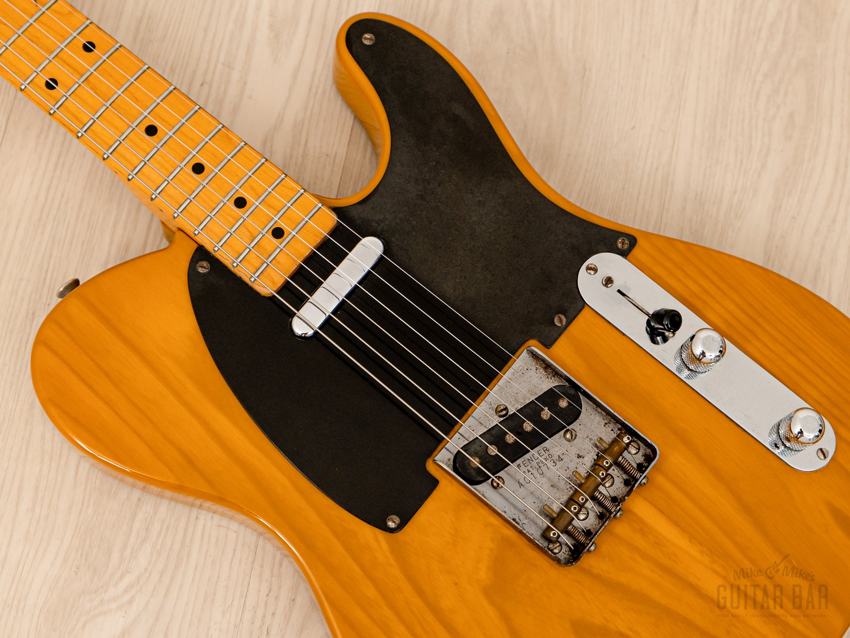 1985 Fender Telecaster '52 Vintage Reissue TL52-95 Lacquer Finish w/ American Vintage Pickups, Japan MIJ Fujigen