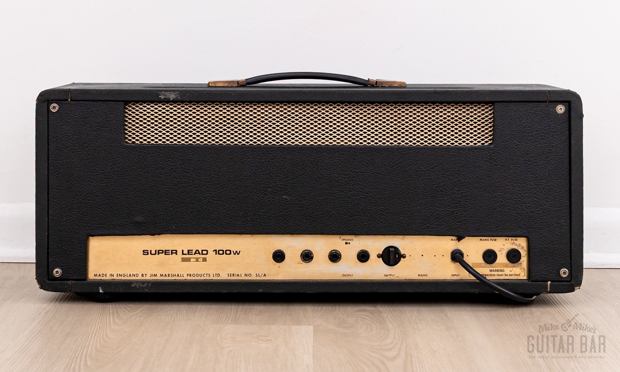 1974 Marshall JMP Super Lead 100 Model 1959 Vintage Tube Amp Head, EL34
