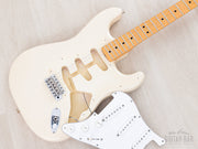 Pickguard lifted showing body routing