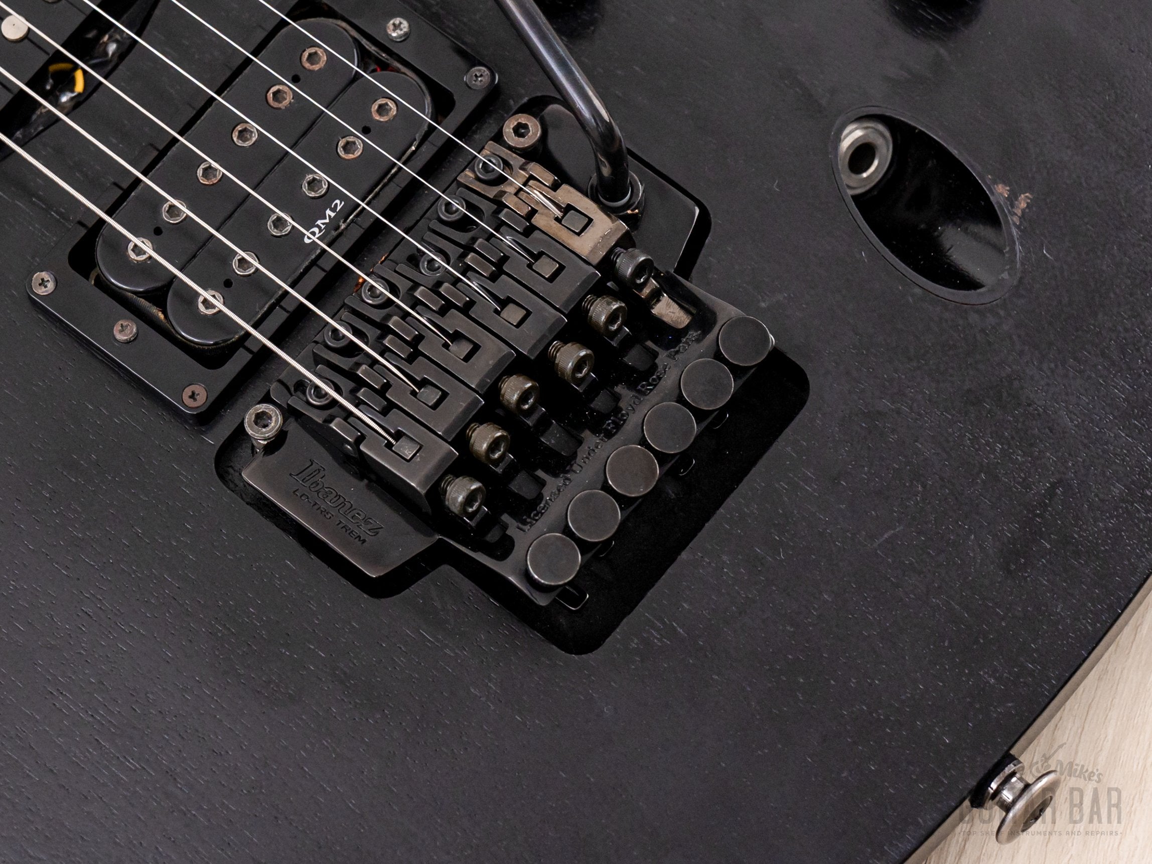2001 Ibanez Prestige S Series S470 HSH Satin Black w/ Floyd Rose