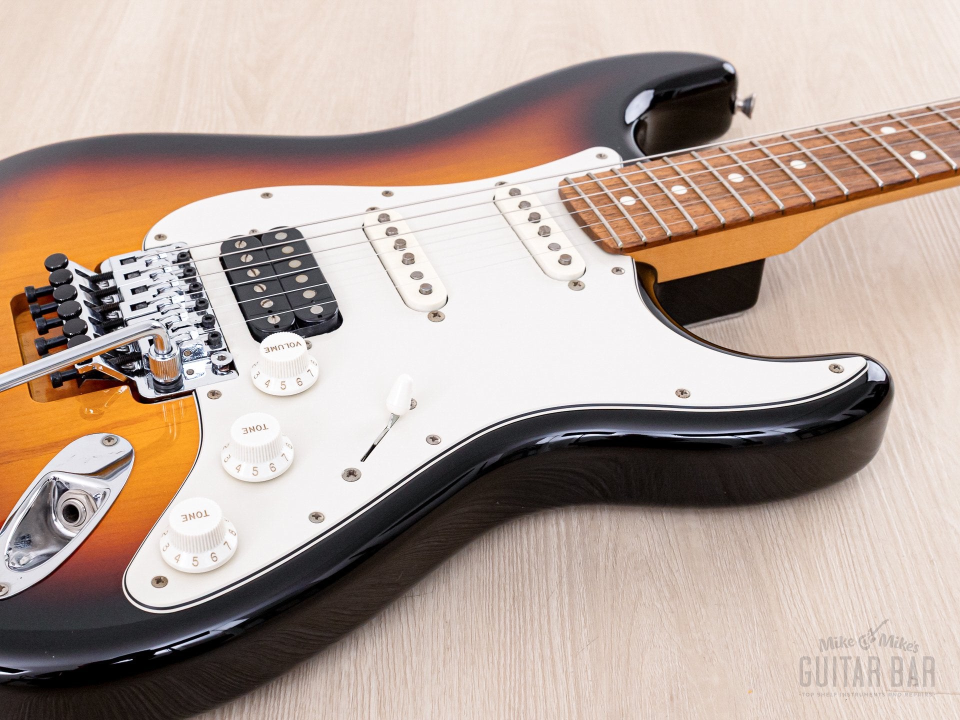 2021 Fender Made in Japan Limited Stratocaster with Floyd Rose Sunburs