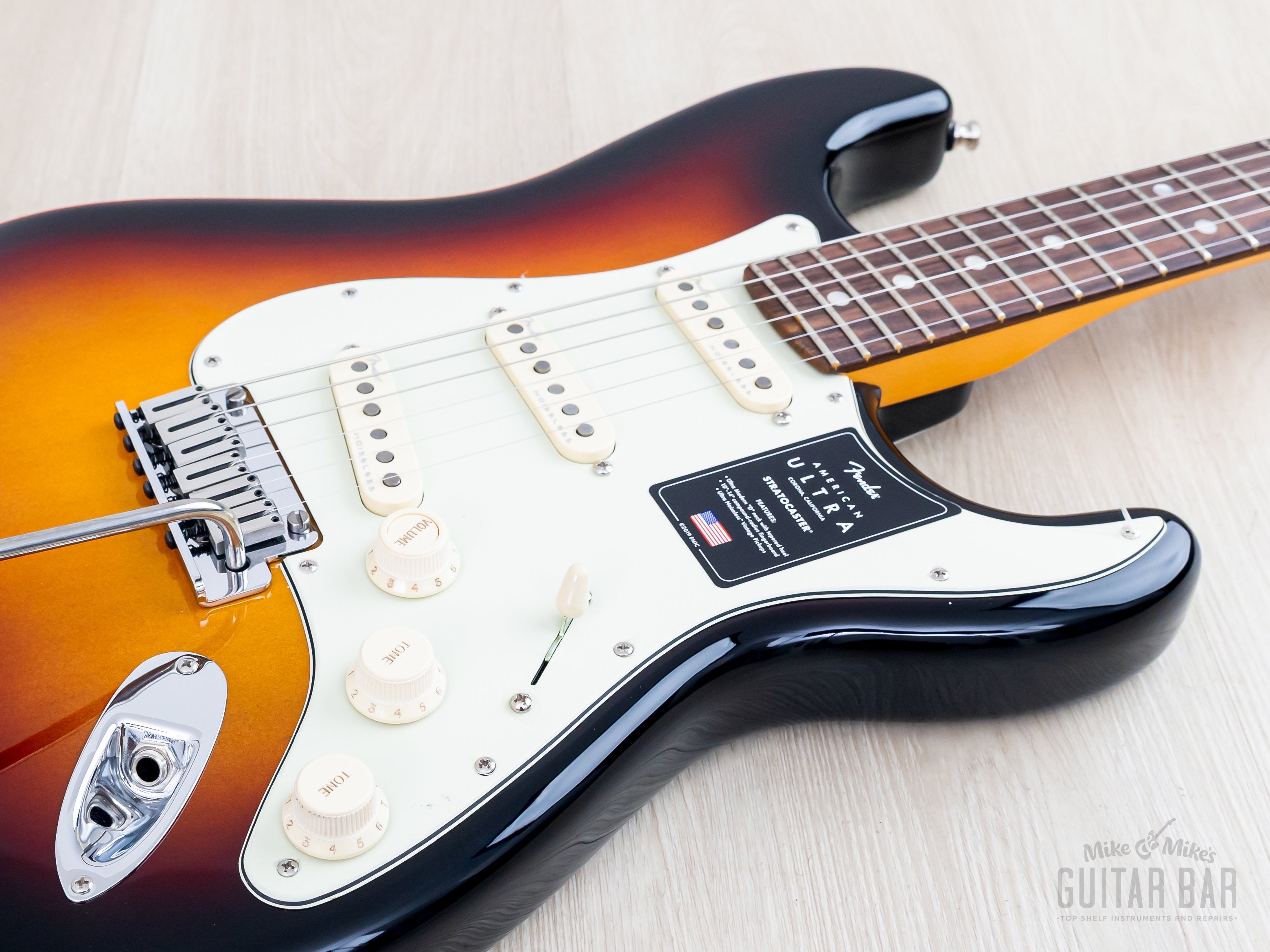 2024 Fender American Ultra Stratocaster Ultraburst, Near-Mint w/ Case,