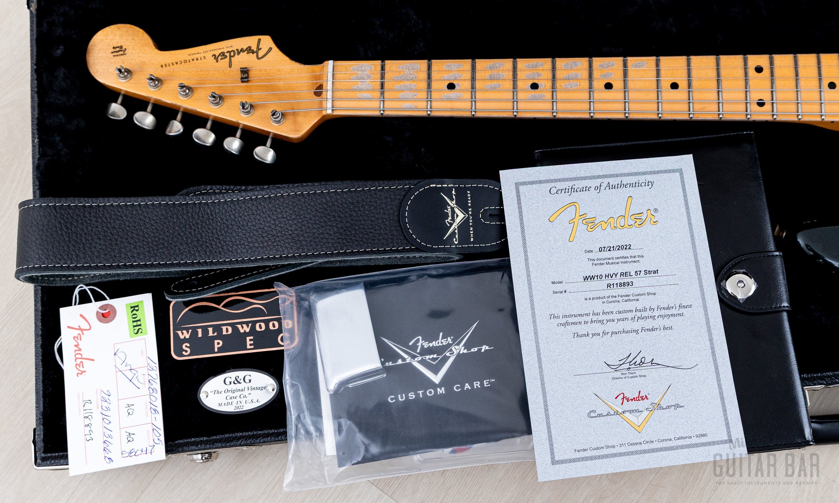 2022 Fender Custom Shop Wildwood 10 Limited Edition 1957 Stratocaster