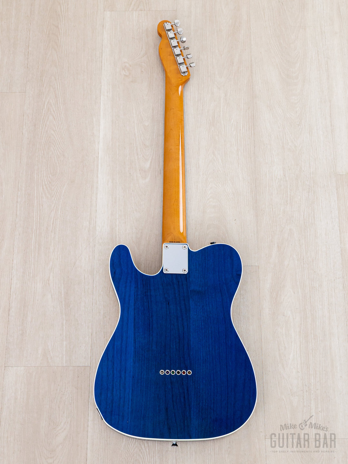 2016 Fender Classic 60s Telecaster Custom Trans Blue, full back view