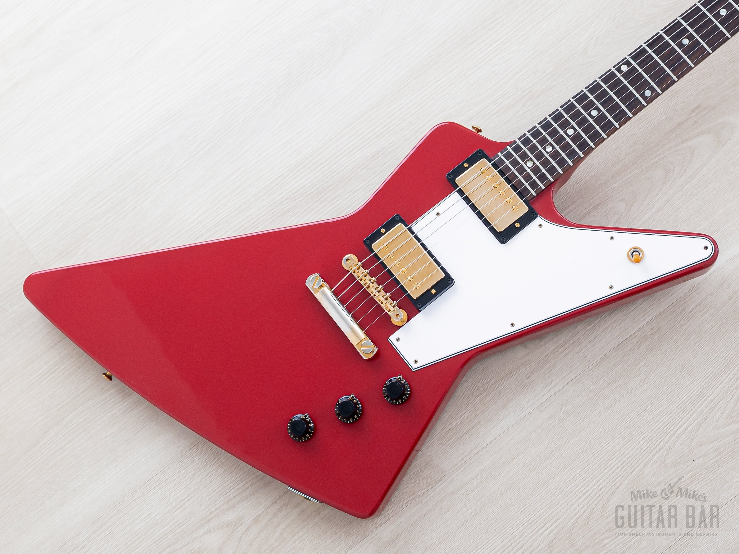 2022 Gibson Custom Shop Historic '58 Korina Explorer Cardinal Red 1 of