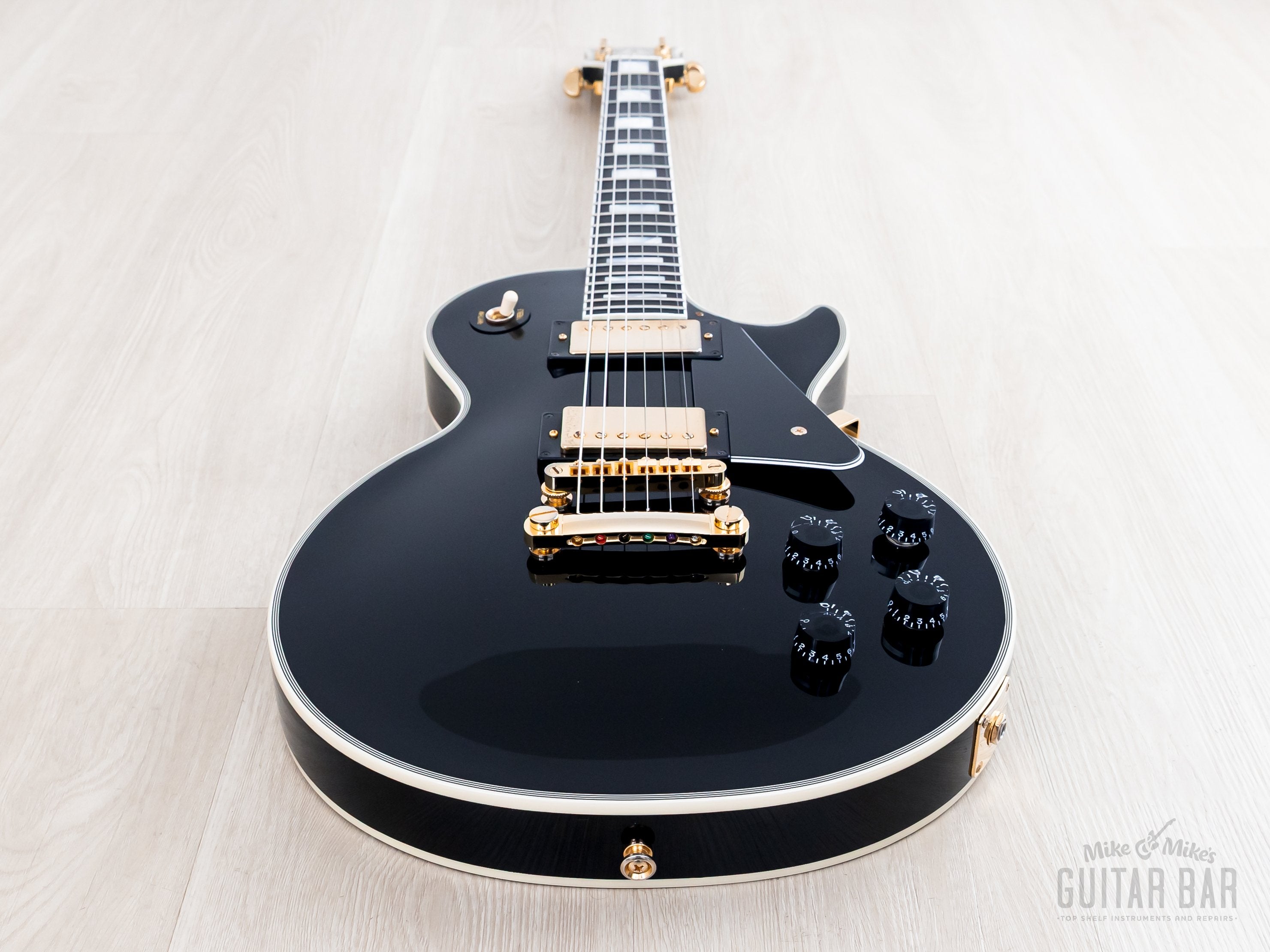 2025 Epiphone IGC Les Paul Custom Black Beauty w/ Gibson USA Pickups &
