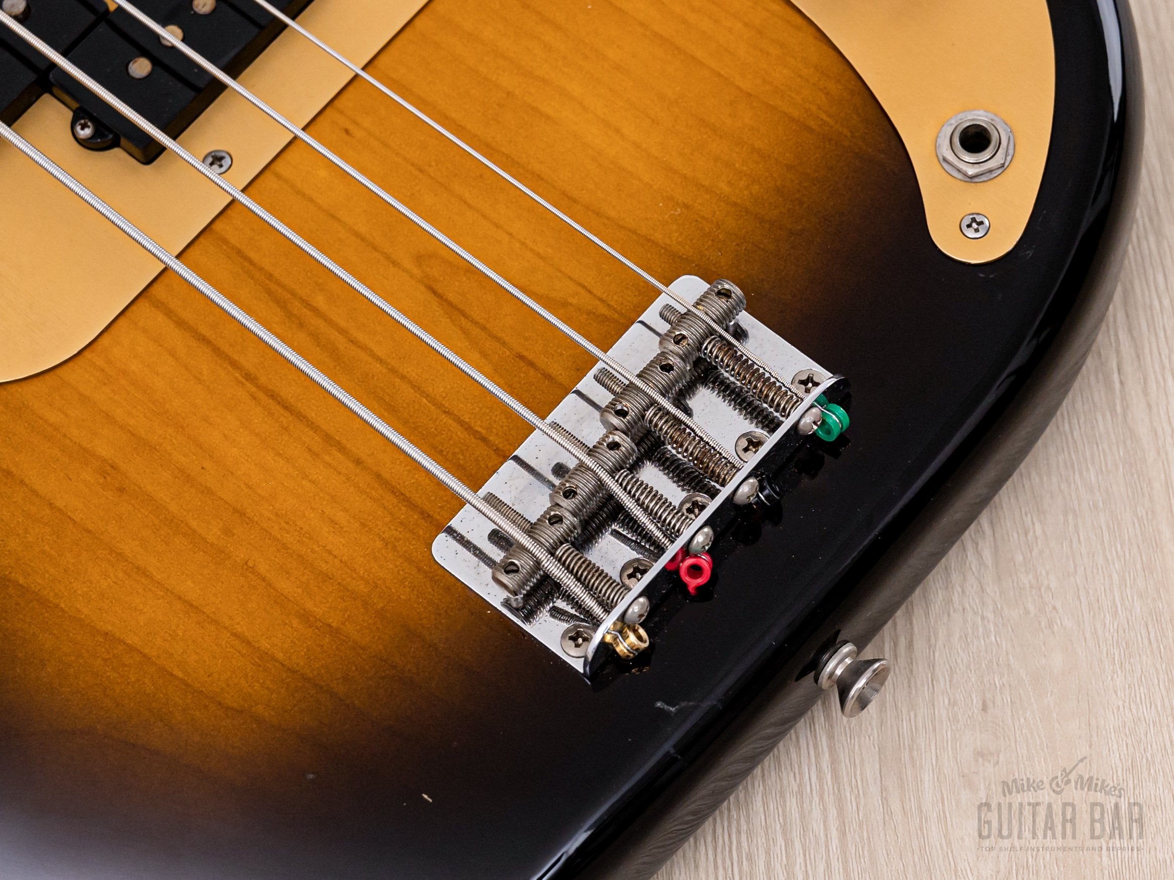 1982 Fender JV Precision Bass '57 Vintage Reissue PB57-95 Sunburst Lacquer w/ Fullerton USA Pickup, Japan MIJ Fujigen