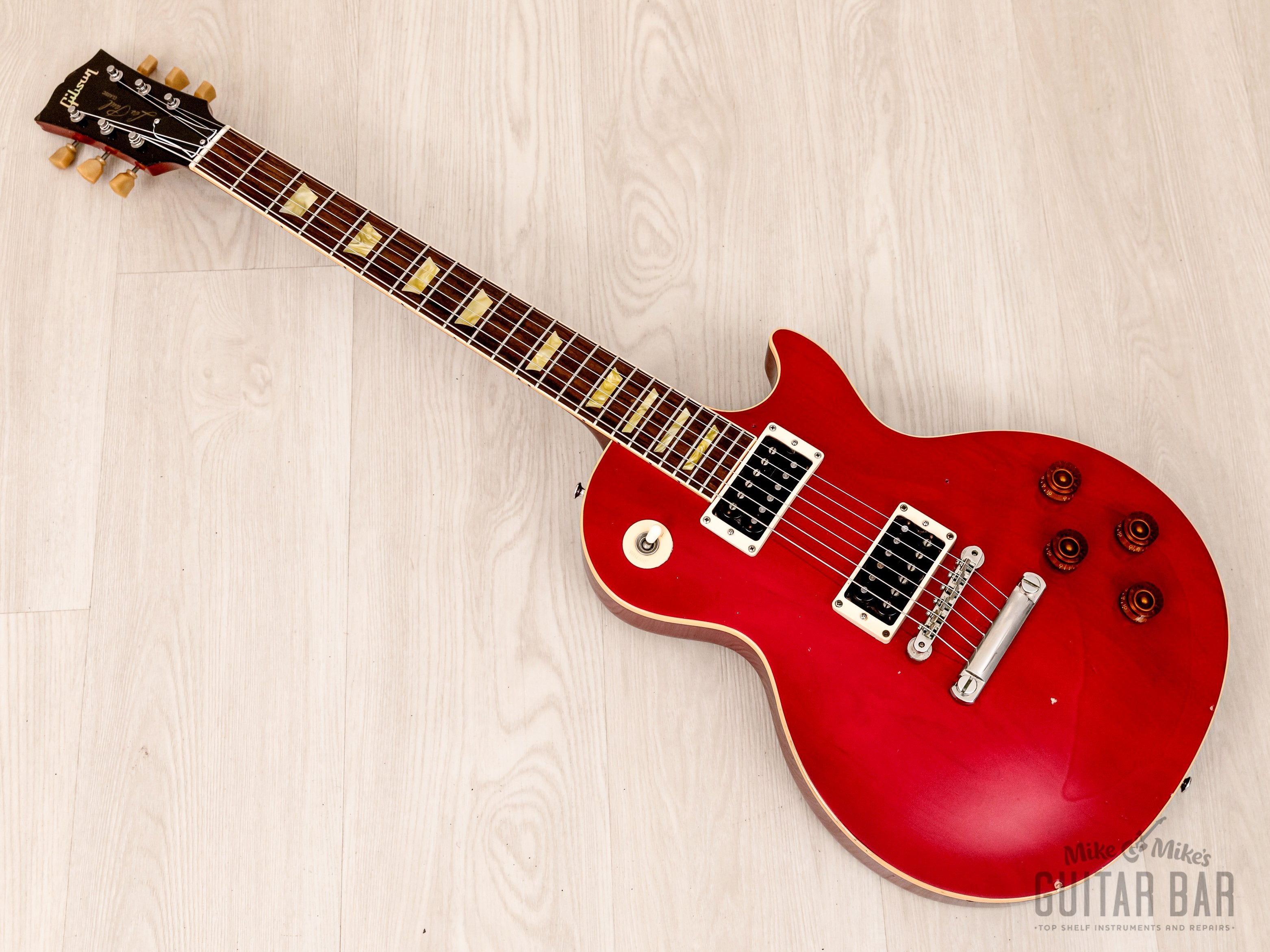 2002 Gibson Les Paul Classic Cherry w/ 496R & 500T Humbuckers, Case
