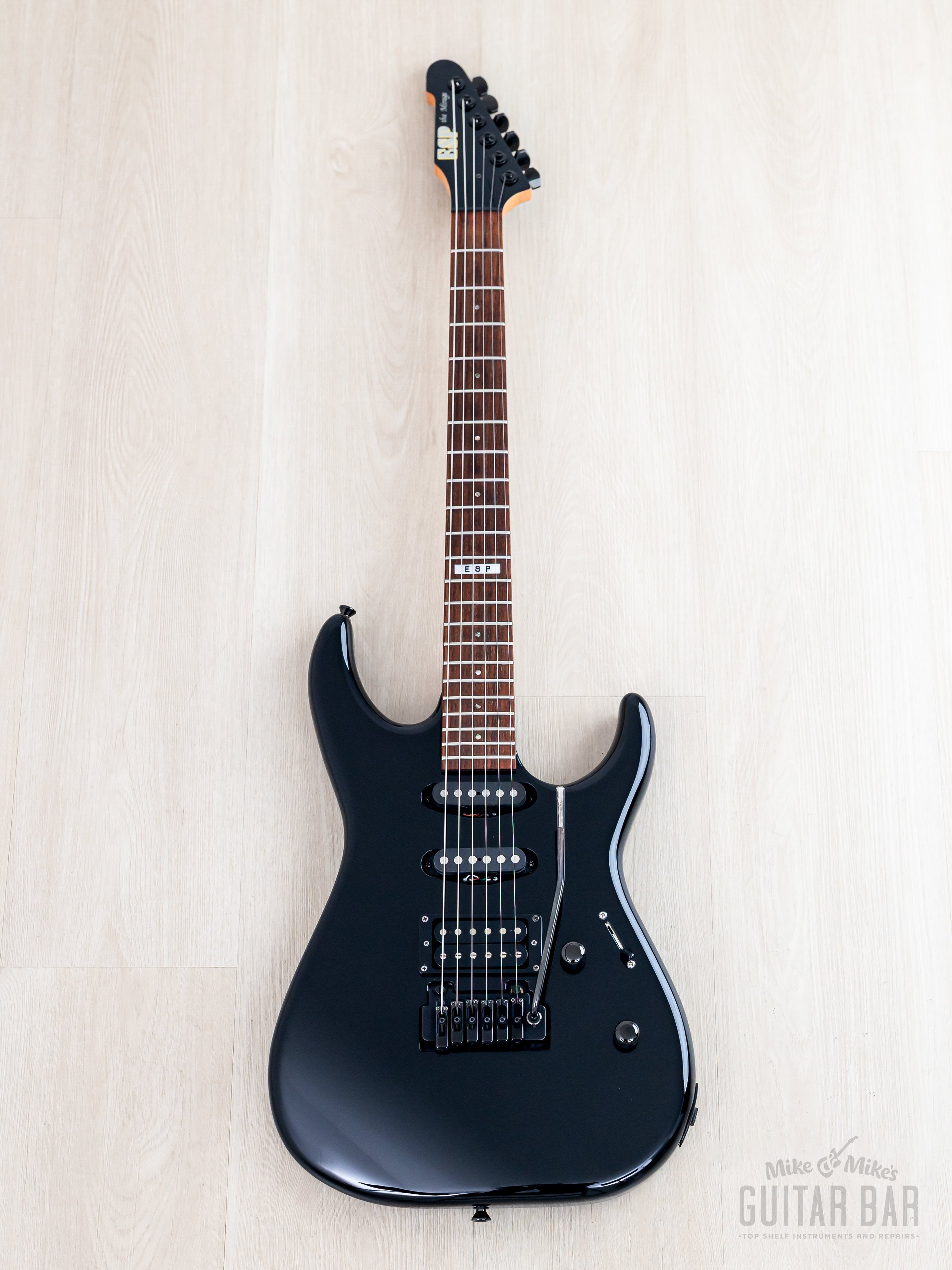 ESP Mirage ギター 1980s ESP Custom Shop Mirage SSH Superstrat Black w/ Case