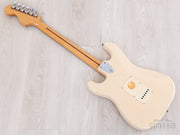 Back of the Stratocaster with maple neck