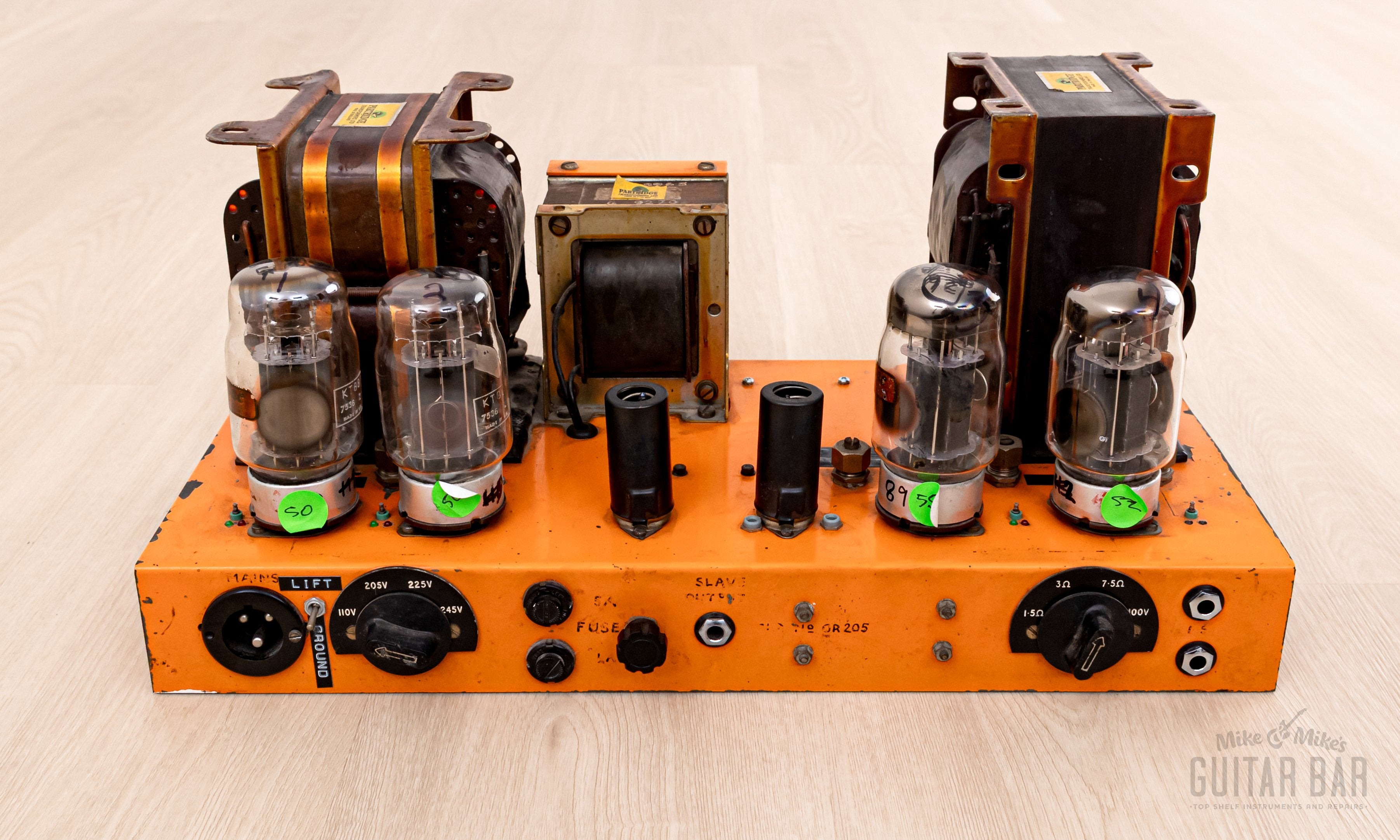 1970 Orange Matamp SL-100 Slave Amplifier w/ GEC KT88 Quad, Ormat
