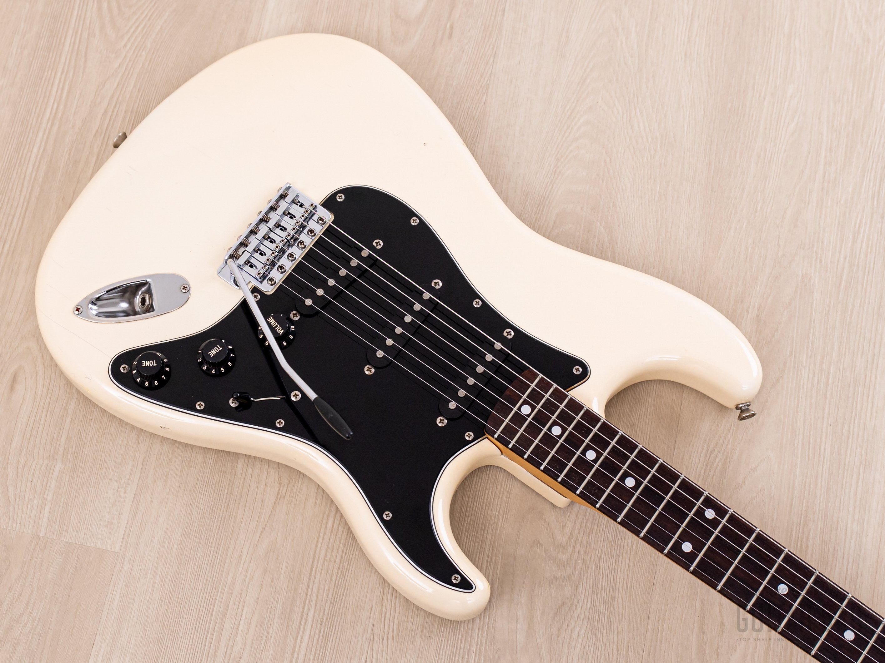1985 Fender JV Stratocaster ‘72 Vintage Reissue ST72-65 Olympic White 100% Original, Japan MIJ Fujigen