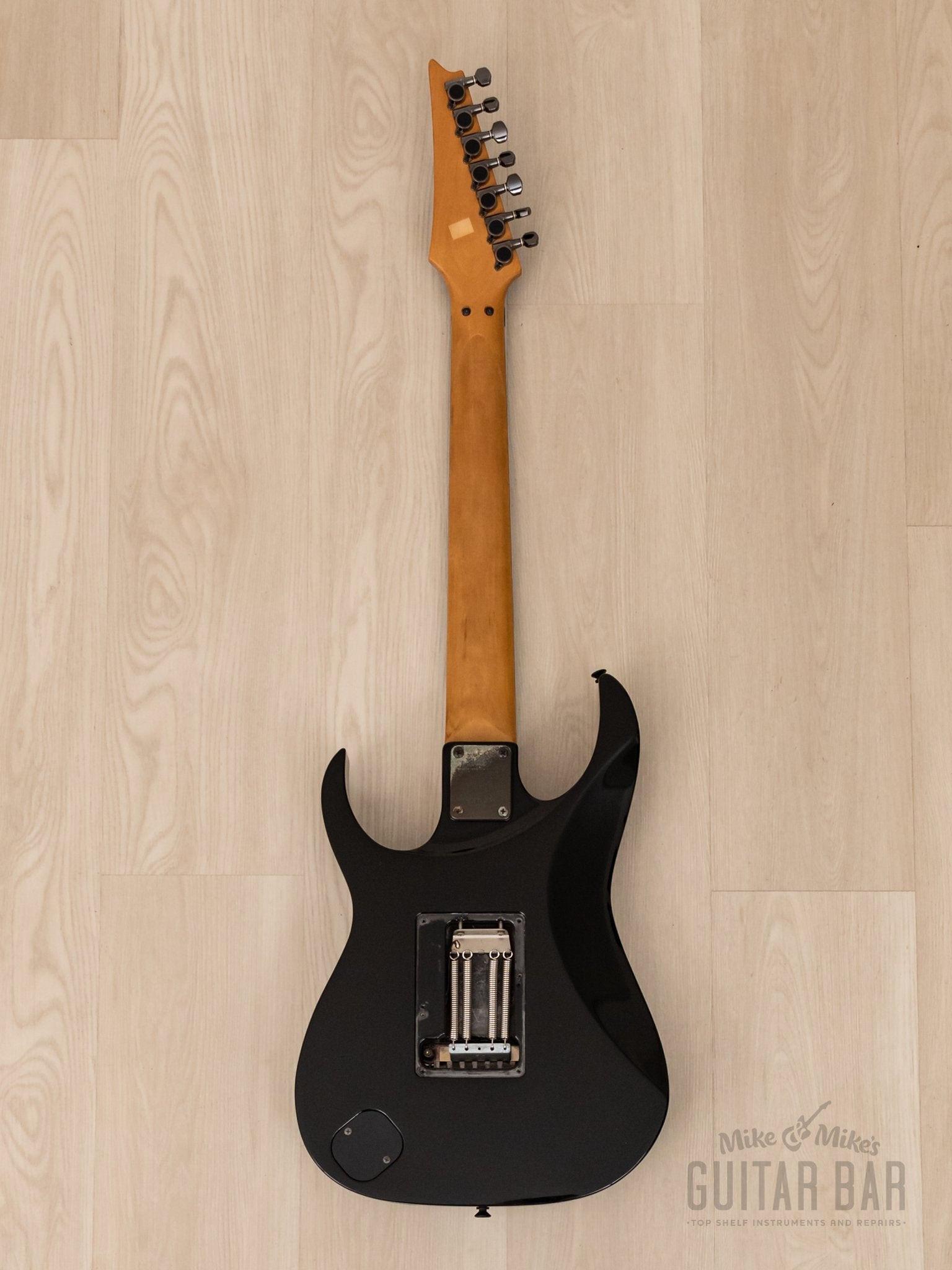 1991 Ibanez Universe UV7-BK Steve Vai Signature 7-String Guitar Black,  Near-Mint w/ Case, Japan Fujigen