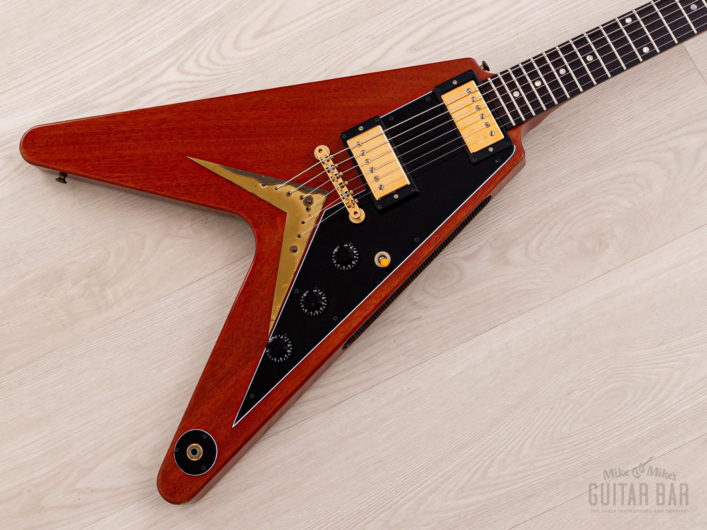 2008 Gibson Custom Shop Historic 1958 Flying V Mahogany VOS (Cherry) w/ 57 Classic PAFs, COA, Hangtags & Case