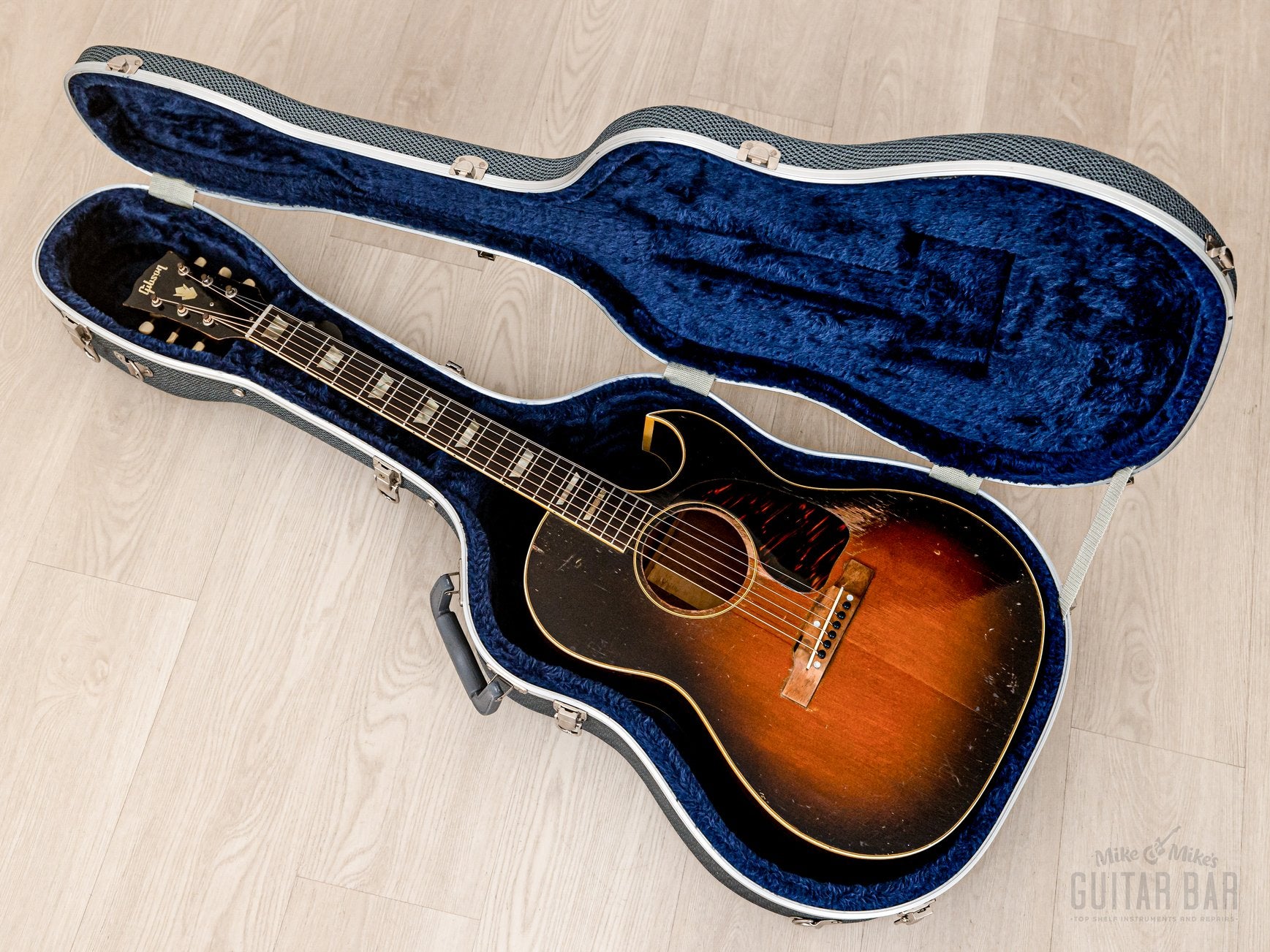 1951 Gibson CF-100 Vintage Cutaway Acoustic Guitar Sunburst w/ Case, LG-2