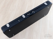 Black hardshell case, angled view
