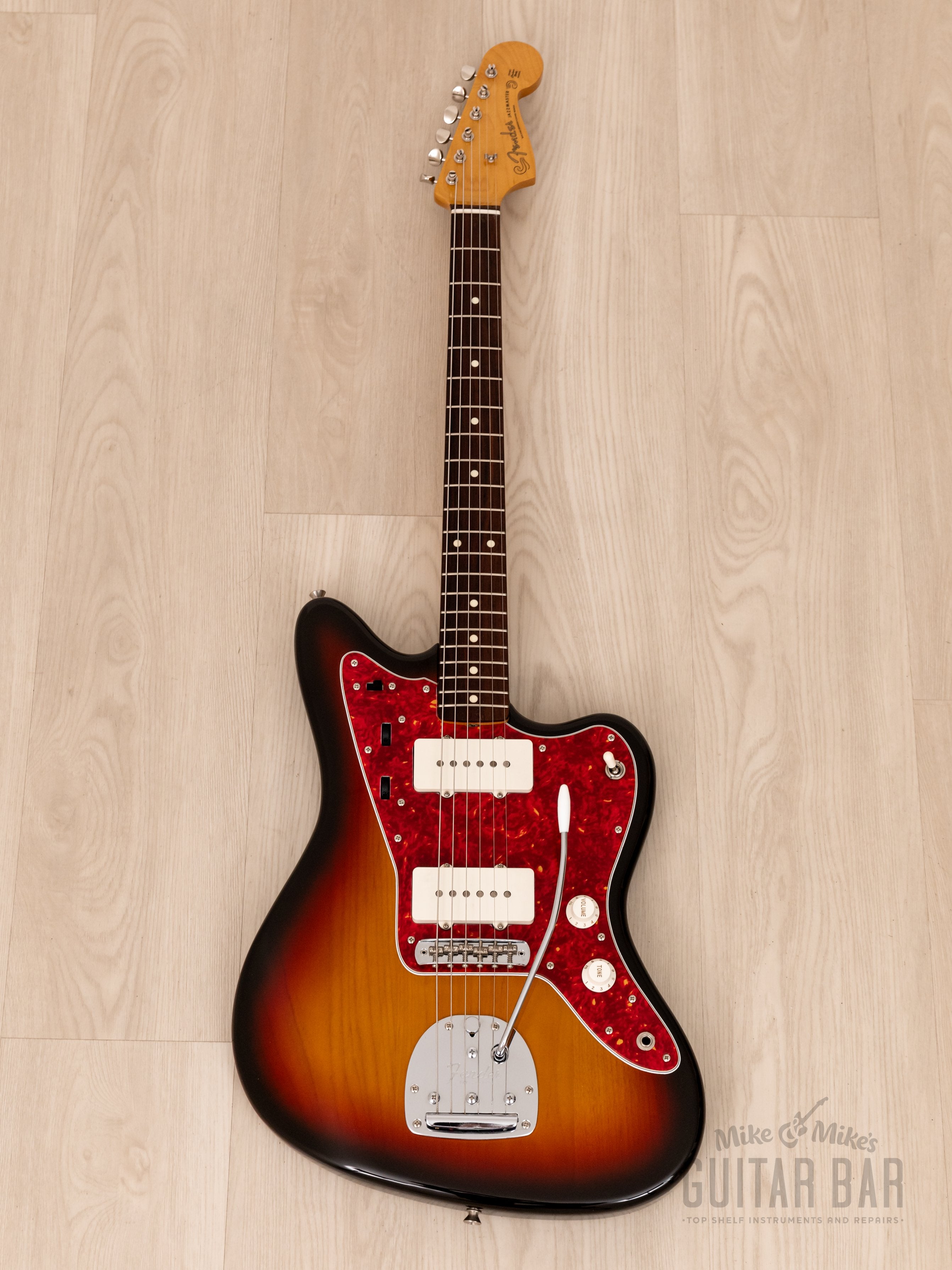 2000 Fender Jazzmaster '62 Vintage Reissue Offset Guitar JM66-80 Sunburst, Near-Mint, Japan CIJ