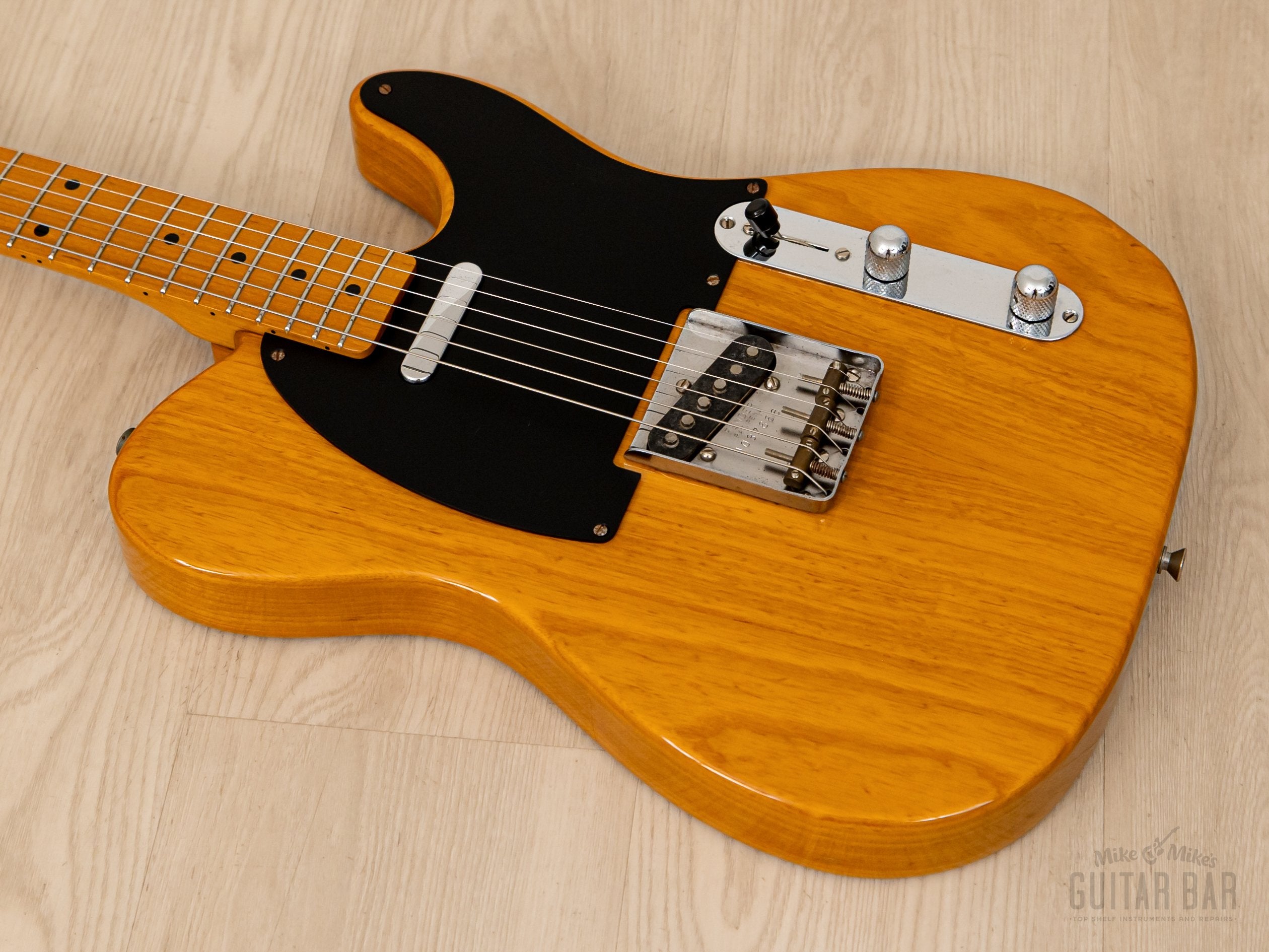 2004 Fender '52 Telecaster TL52-80TX Butterscotch, Near-Mint w/ V Neck &  Texas Special Pickups, Japan CIJ