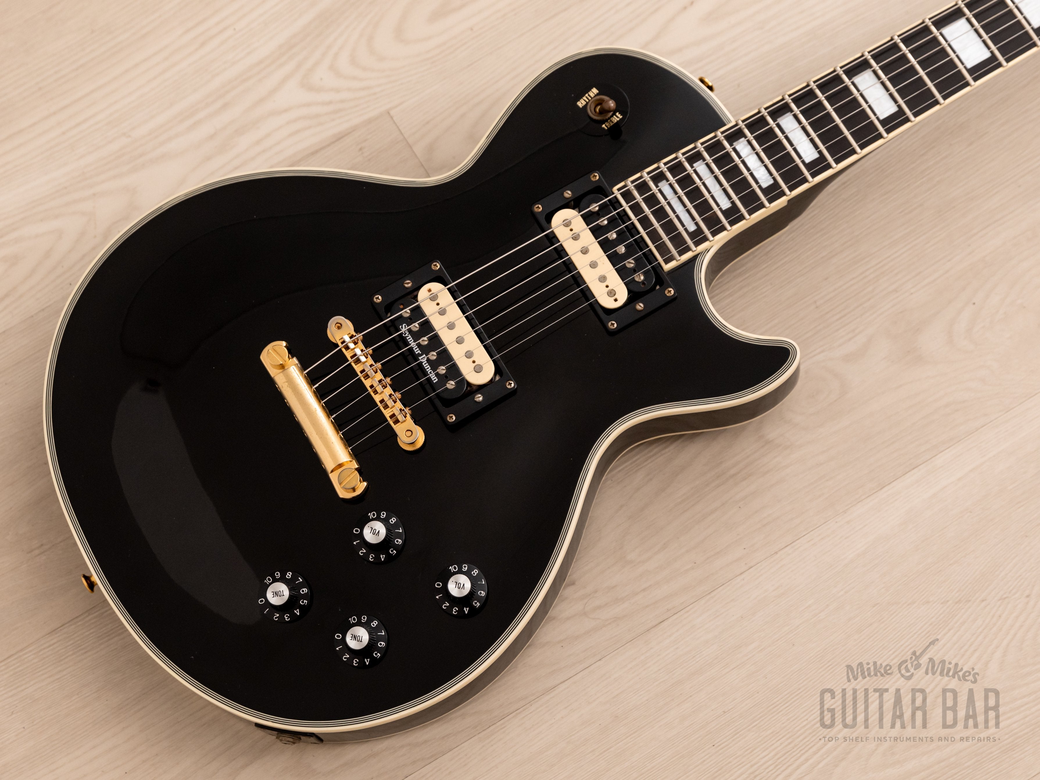 2000s ESP Edwards E-LP-92CD Black Beauty Custom w/ Seymour Duncan Zebra  Coil, Japan