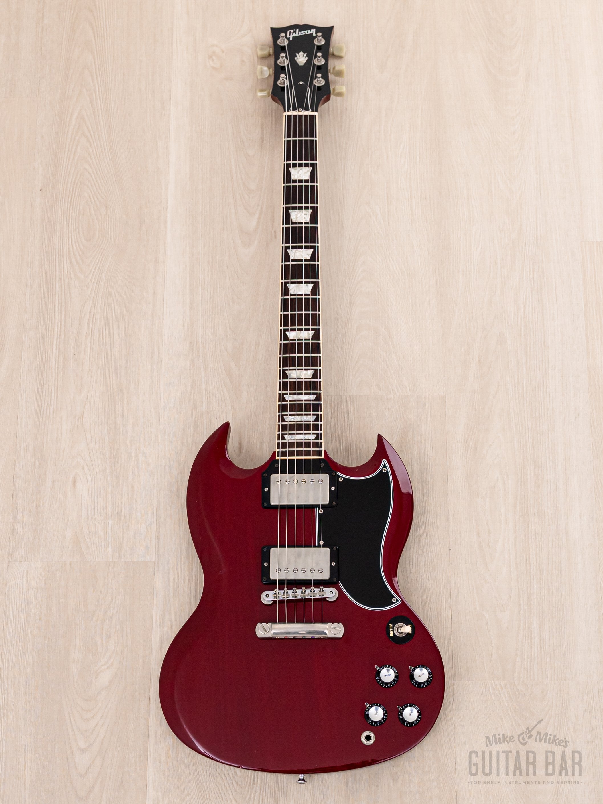 1997 Gibson ‘61 SG Standard Cherry w/ 57 Classic PAFs, Hangtags & Case