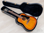 1965 Gibson B-45-12 in open black Gibson hardshell case