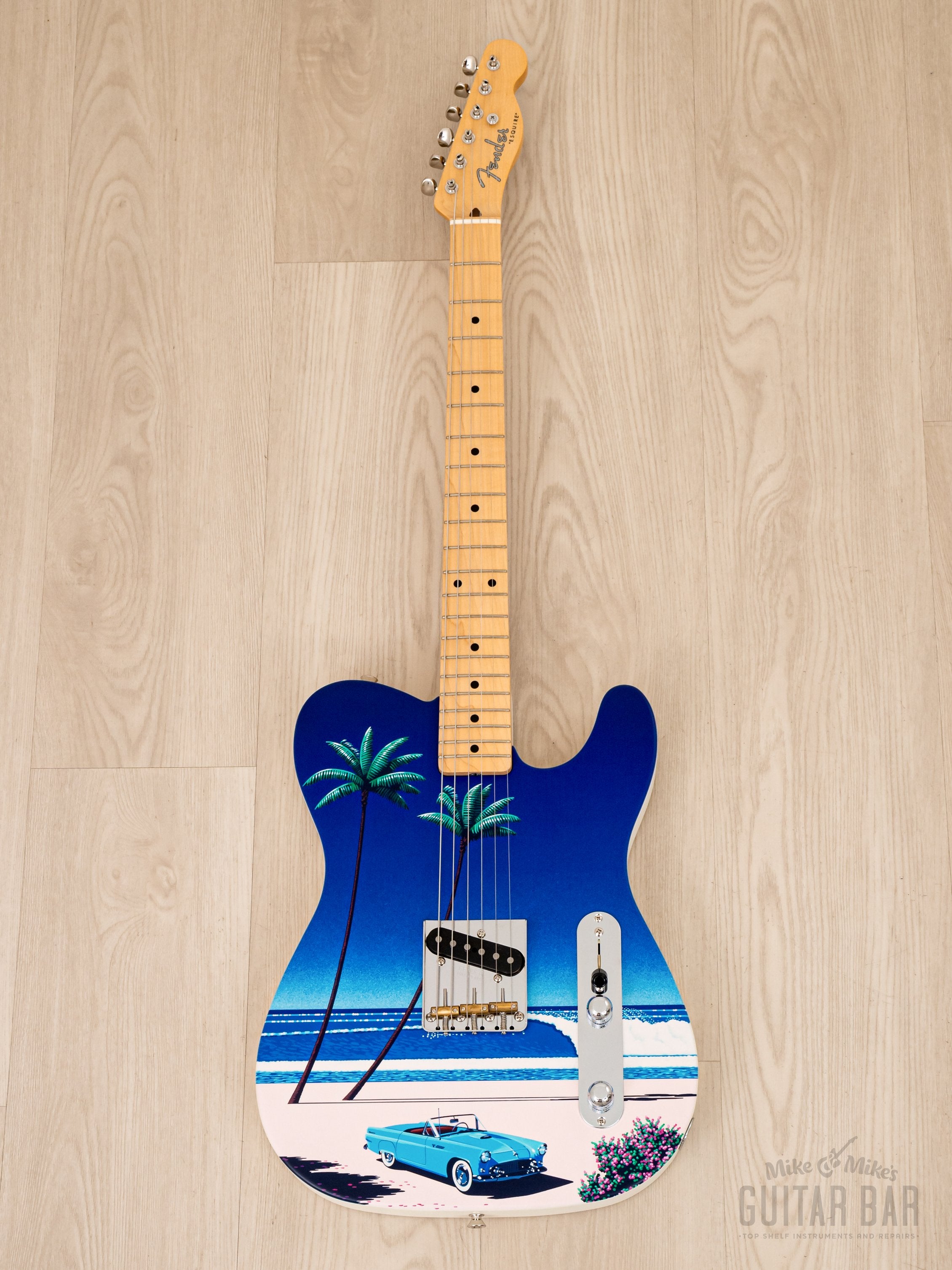 2022 Fender Japan Art Canvas Esquire Hiroshi Nagai No 1, Mint w/ Case