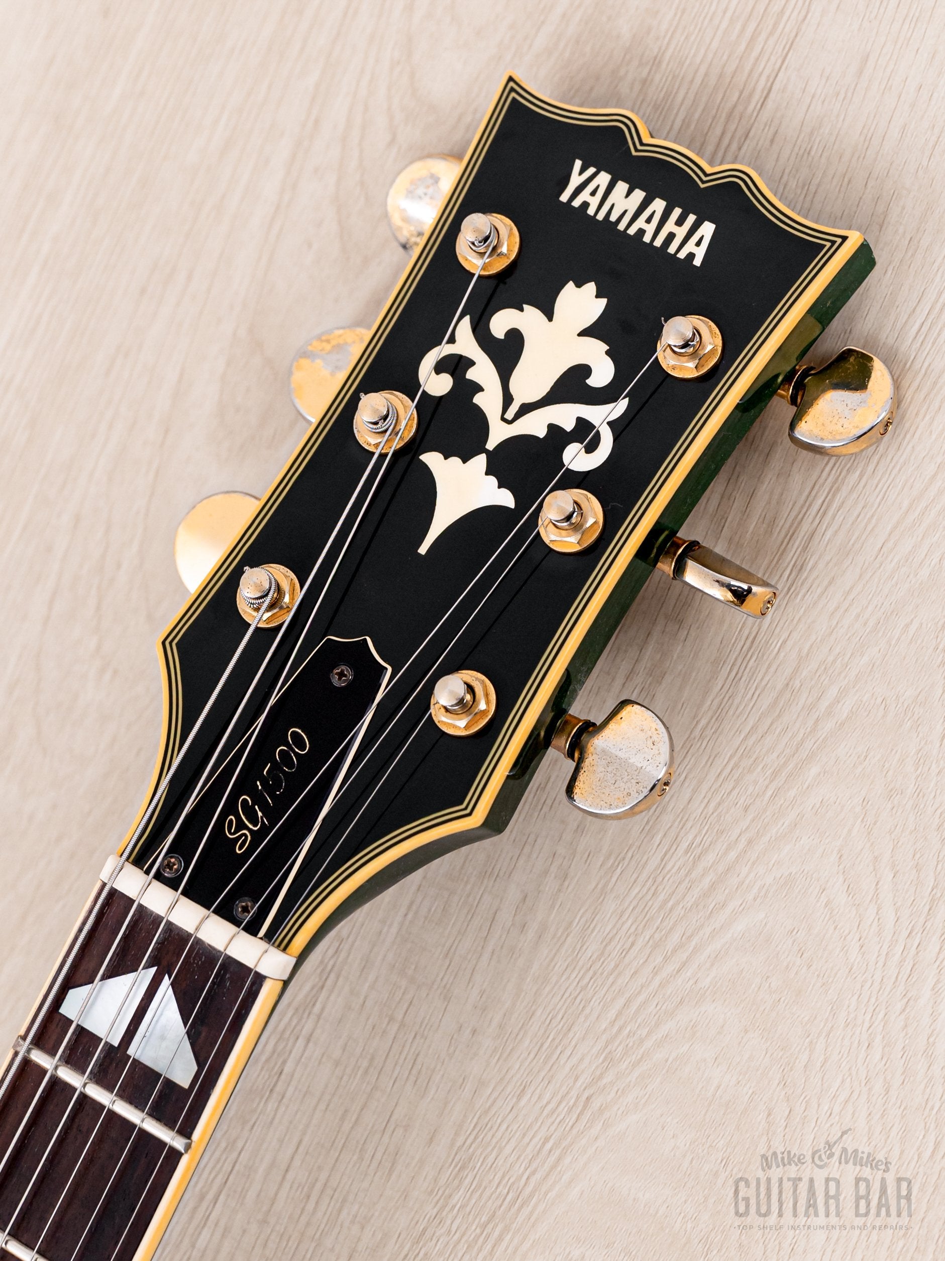 1982 Yamaha SG1500 Vintage Neck Through Guitar Jade Green