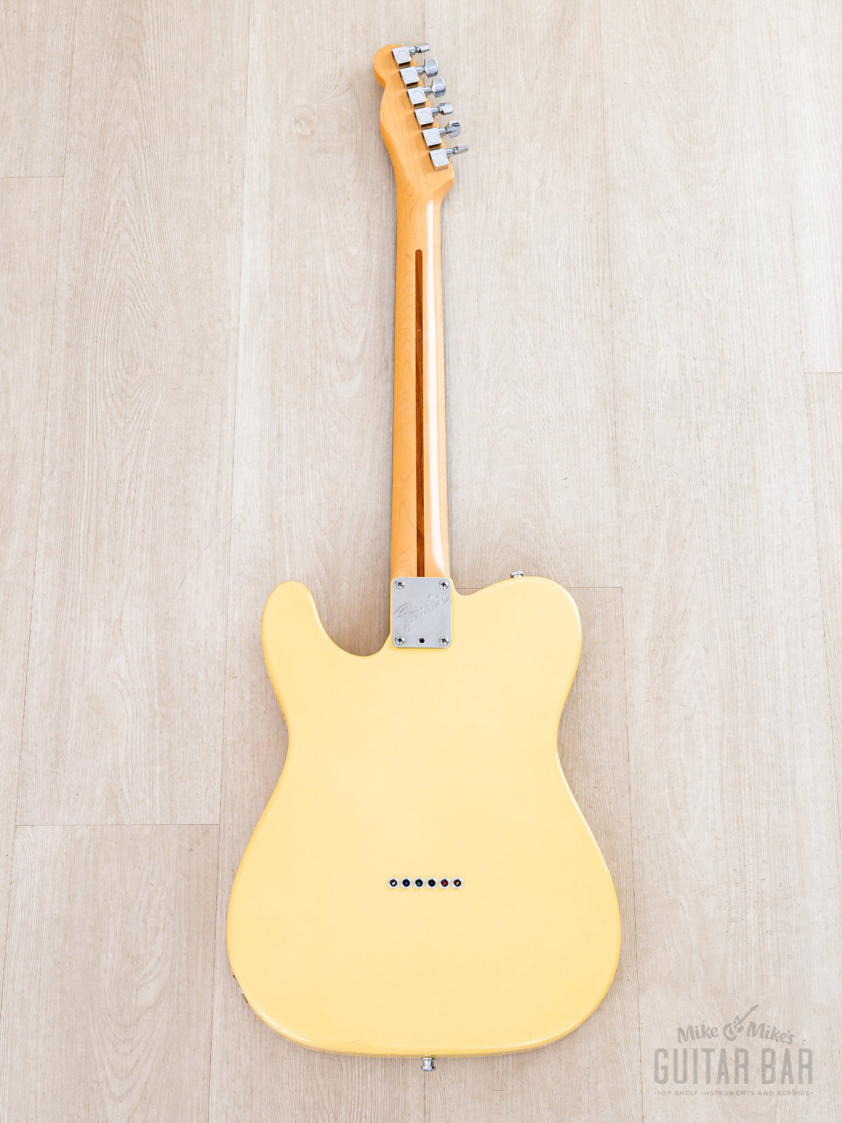 1988 Fender American Standard Telecaster Vintage White, full back view