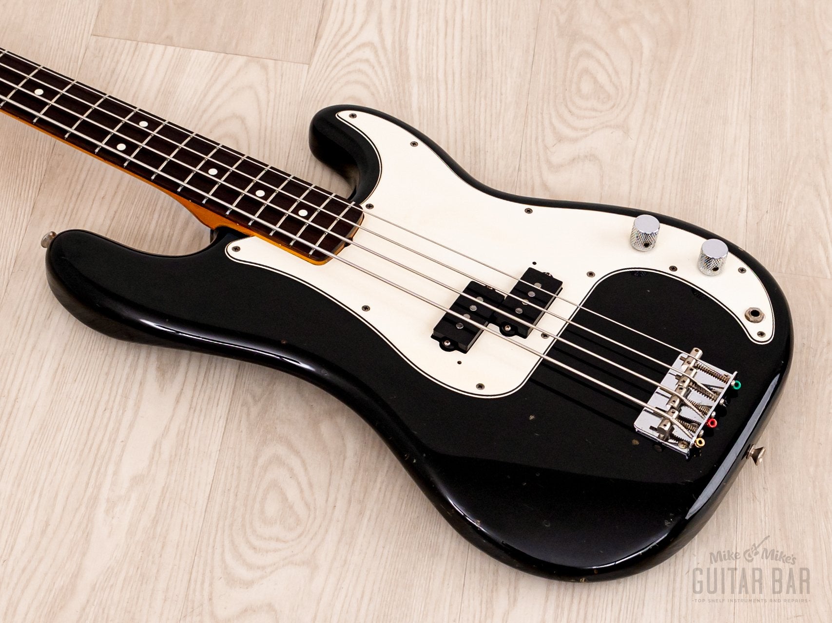 1984 Fender JV Precision Bass ‘62 Vintage Reissue PB62-80 Black, 100% Original, Japan MIJ Fujigen