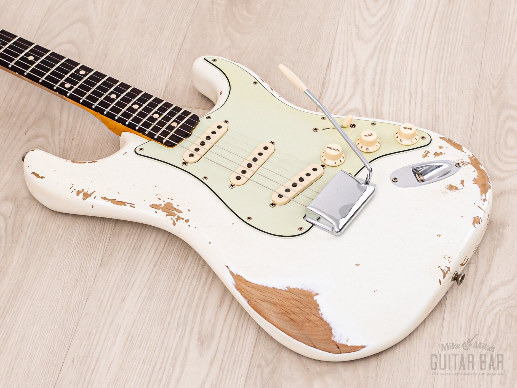 2020 Fender Custom Shop 1960 Stratocaster Heavy Relic Olympic White, Mint w/ Case, COA & Hangtags